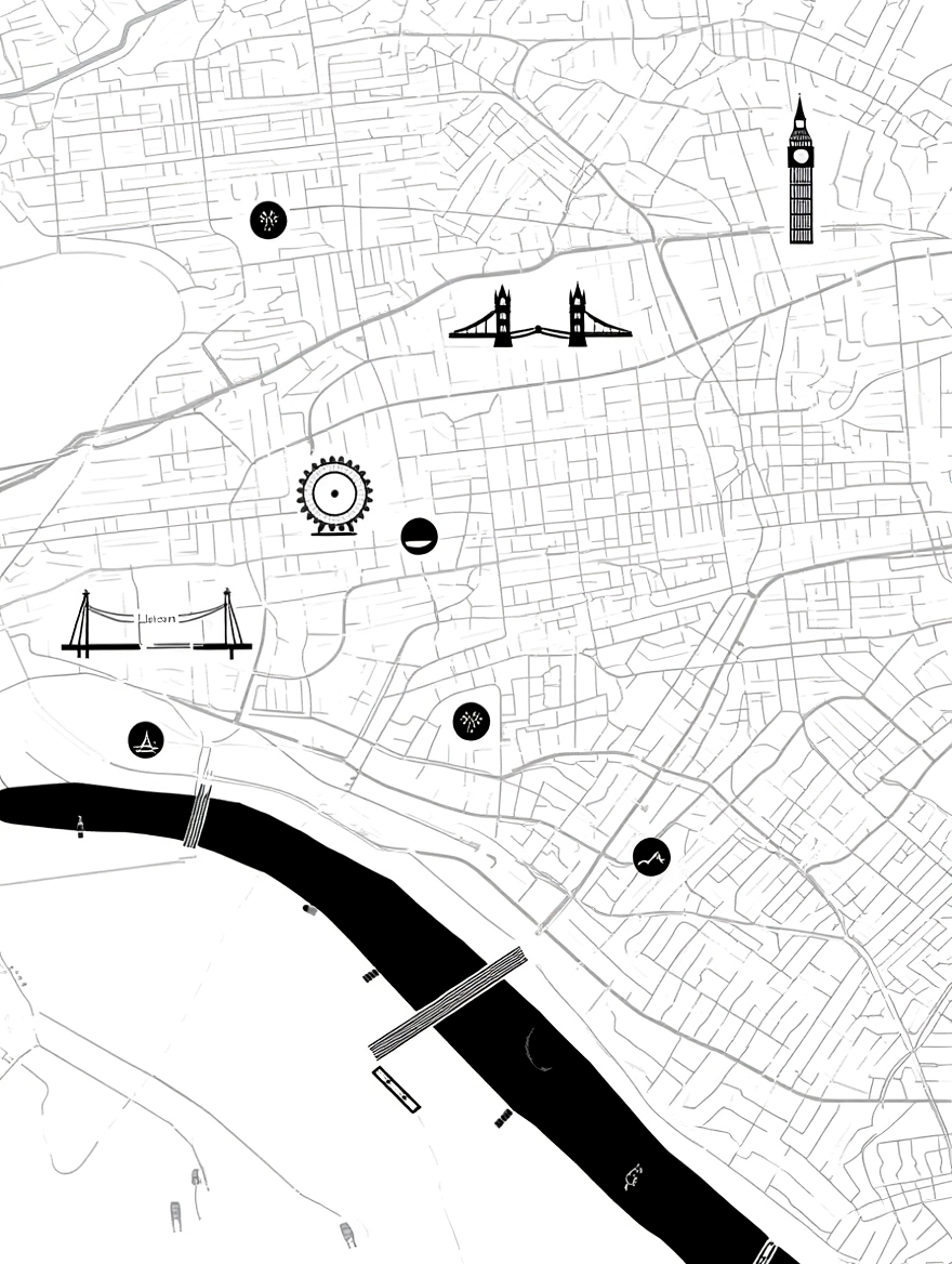 London City Map Poster