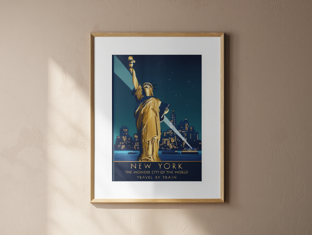 Vintage New York Travel Poster