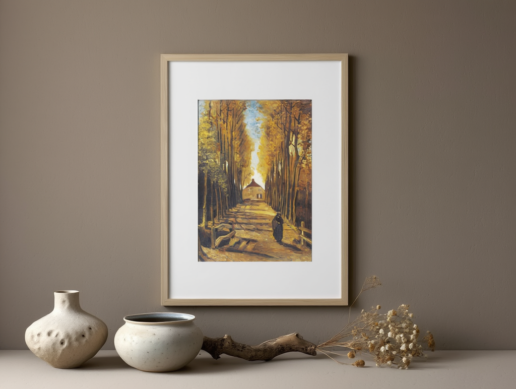 Vincent Van Gogh - Avenue of Polars in Autumn