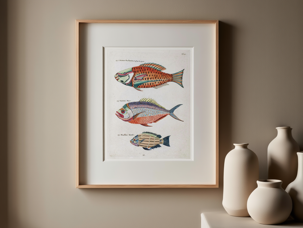 Louis Renard - Poissons Plate 32 Poster