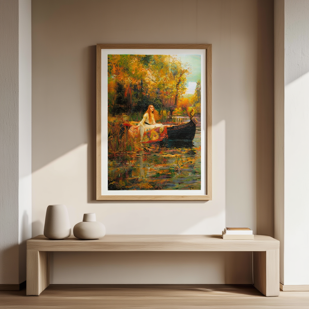 The Lady of Shalott – John William Waterhouse 1900 Art Print