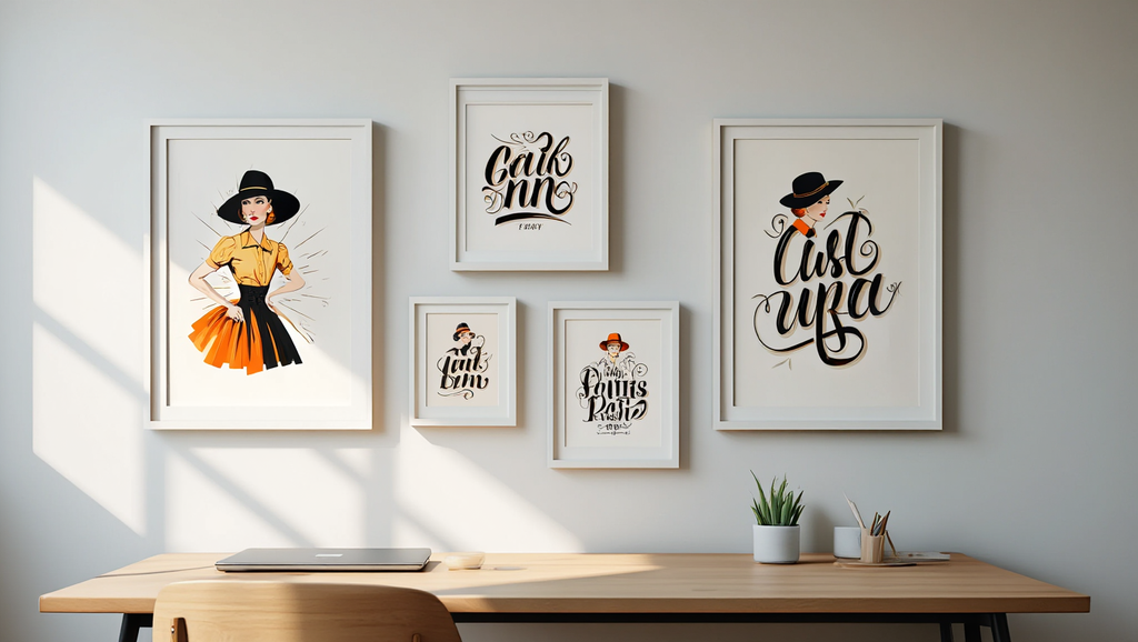 Pin-Up Perfection – 5-Piece Retro Wall Art Set