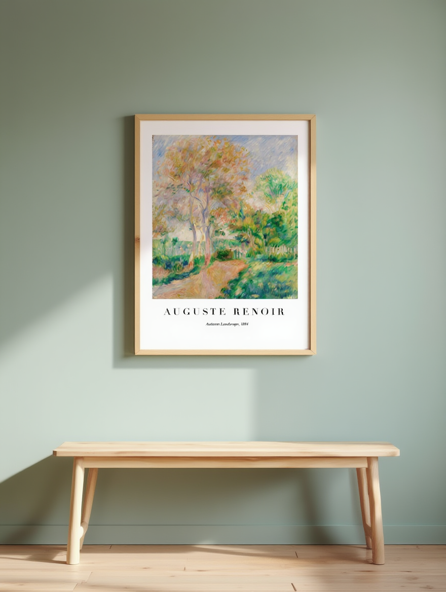 Auguste Renoir - Autumn Landscape Poster