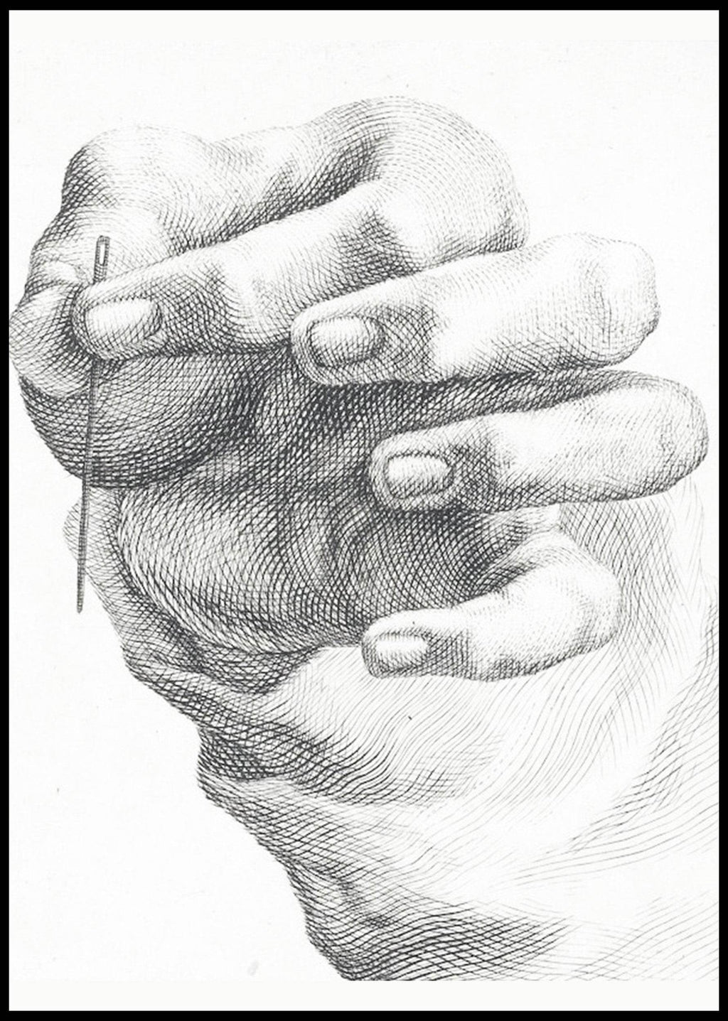 Study of a Hand with Needle - Hakyarts