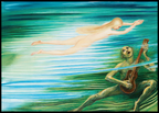 The Näcken by Nils Dardel – Modernist Figurative Art Print - Hakyarts