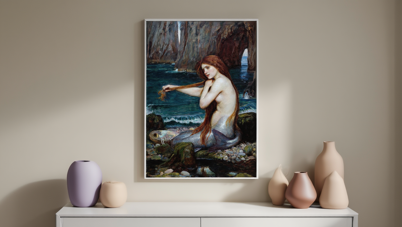 John William Waterhouse - A Mermaid