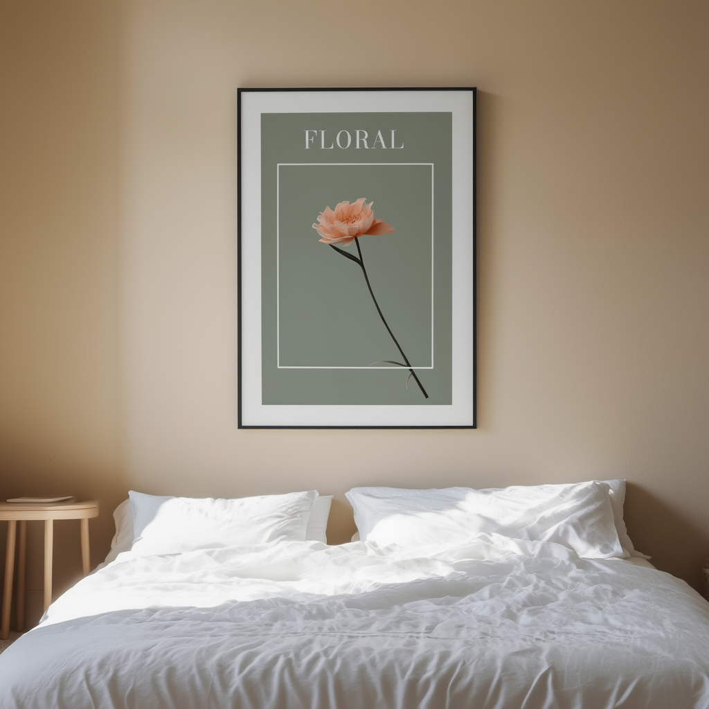 Petal Whisper – Floral Art Print - Hakyarts