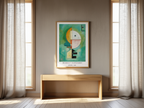 Wassily Kandinsky – Upward, 1929 – Abstract Modernist Art Print | Geometric Wall Decor - Hakyarts