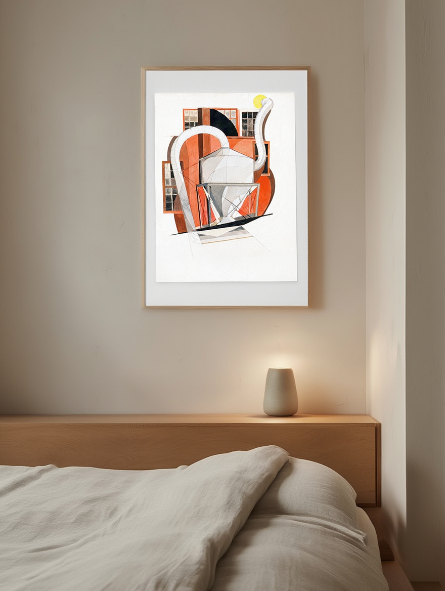 Machinery – Charles Demuth (1920) | Precisionist Industrial Art Print