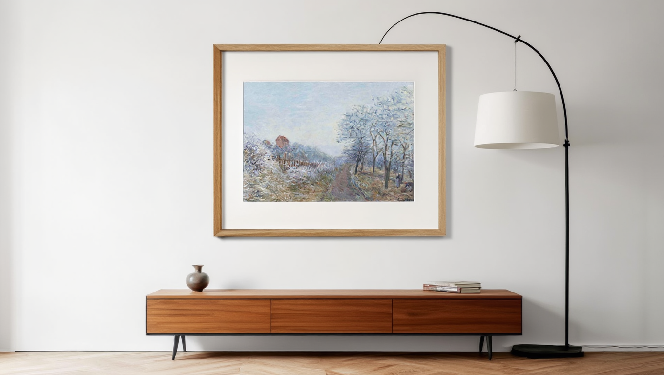 Alfred Sisley - Le Givre à Veneux