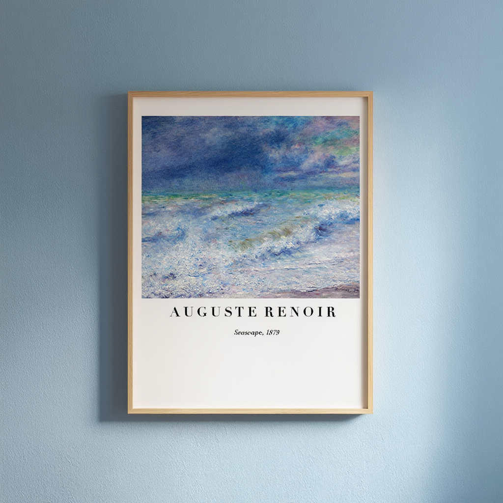 Auguste Renoir – Seascape | Vibrant Impressionist Coastal Art Print