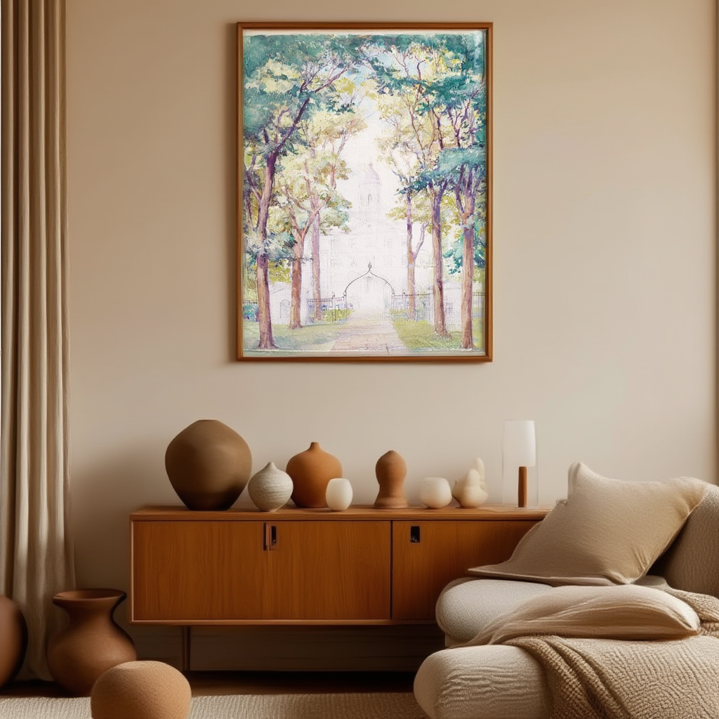 New York City Hospital – Gilbert Sackerman (1935) | Urban Figurative Art Print