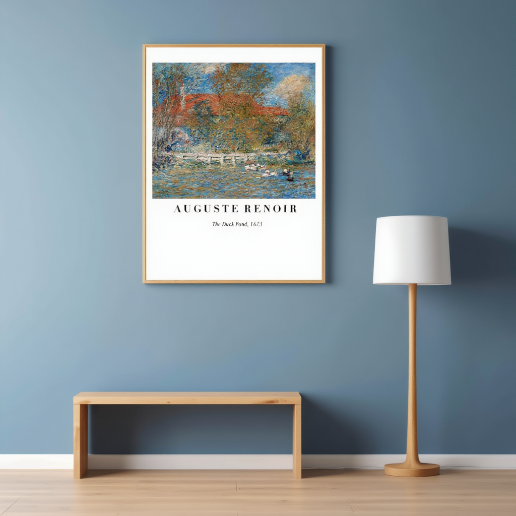 Auguste Renoir - The Duck Pond Poster