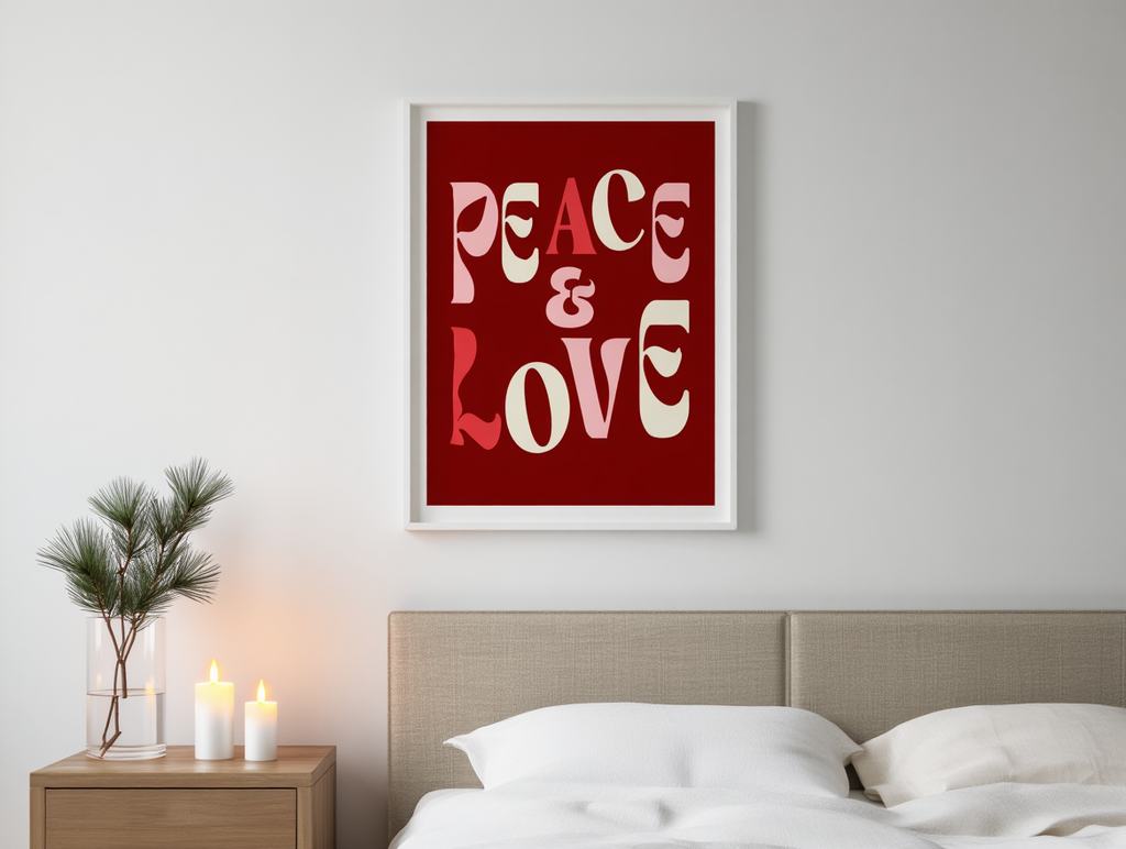 Peace & Love – Art Print