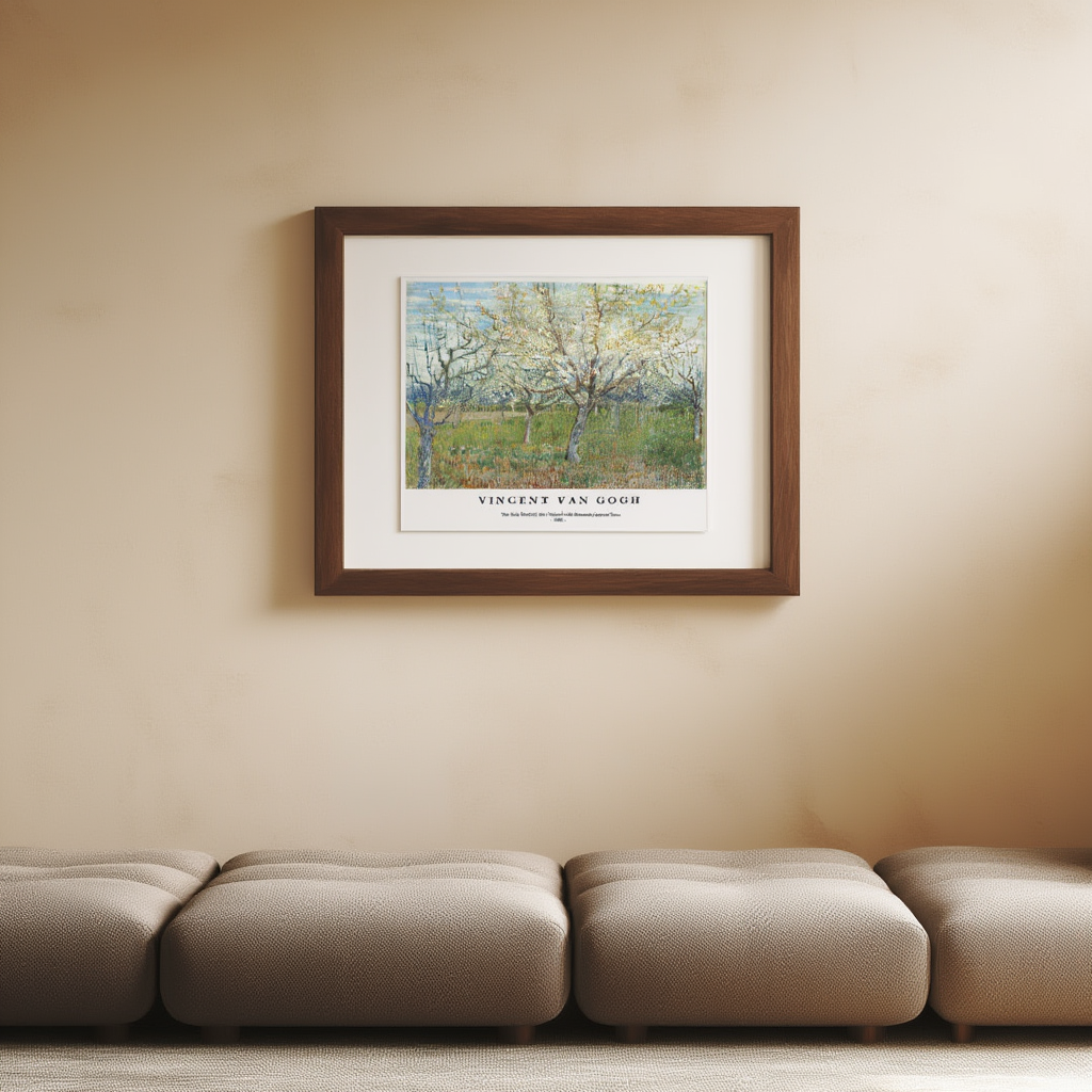 Vincent Van Gogh - The Pink Orchard Poster