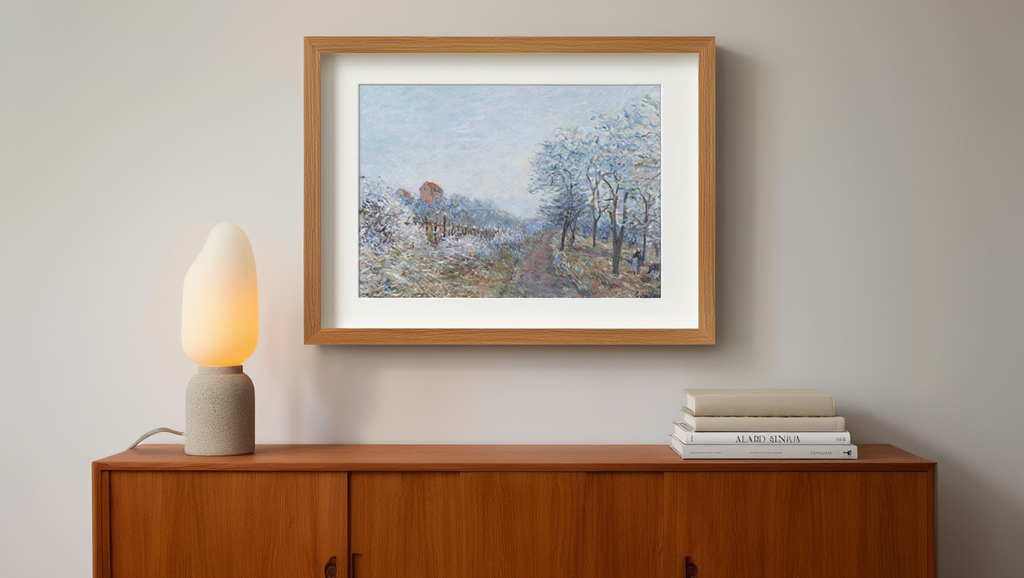 Alfred Sisley - Le Givre à Veneux