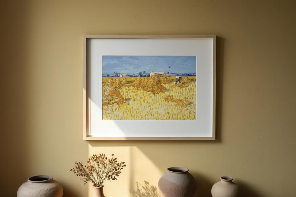 Vincent Van Gogh - Corn Harvest in Provence