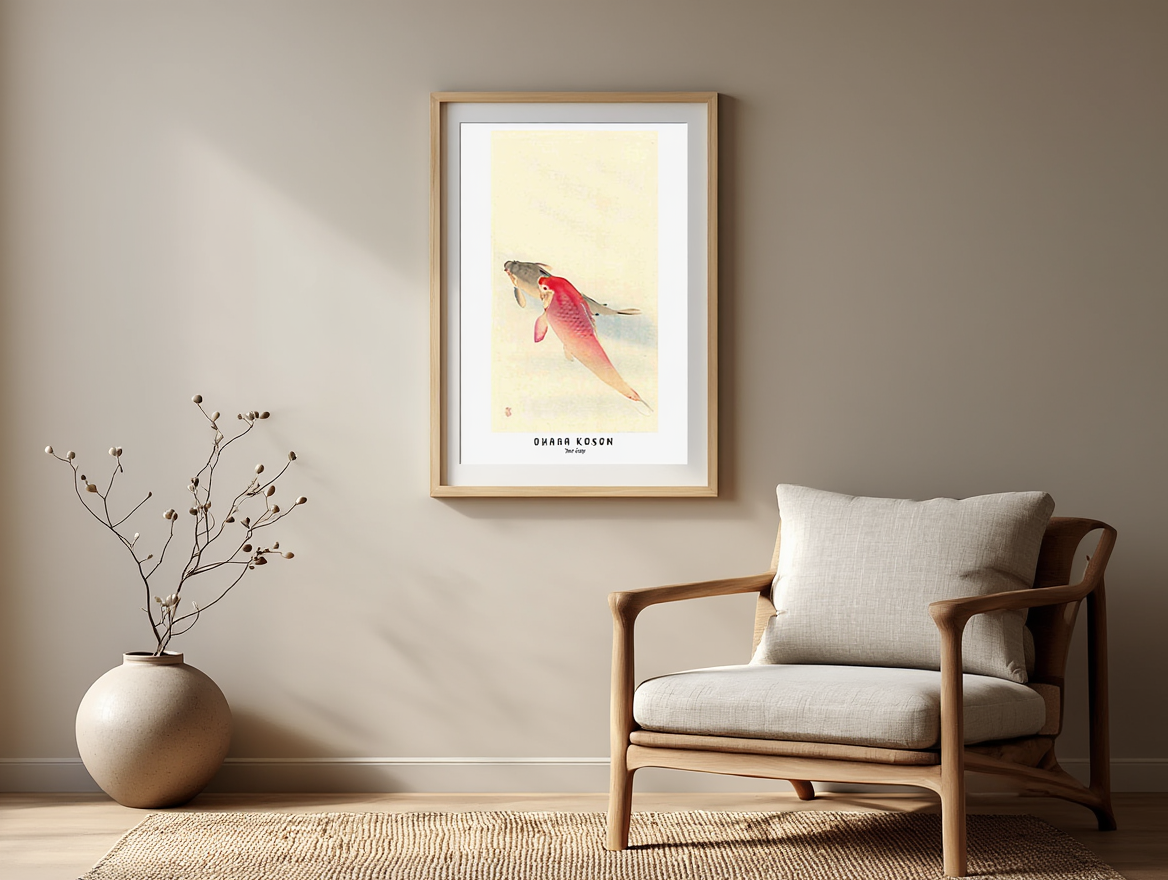 Ohara Koson - Two Carp