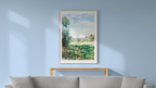 Village sur le Coteau ‘Vallée de Chevreuse’ – Armand Guillaumin Poster | Impressionist Countryside Landscape Art Print