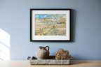 Landscape at Saint-Rémy – Vincent van Gogh Poster | Post-Impressionist Nature & Landscape Art Print