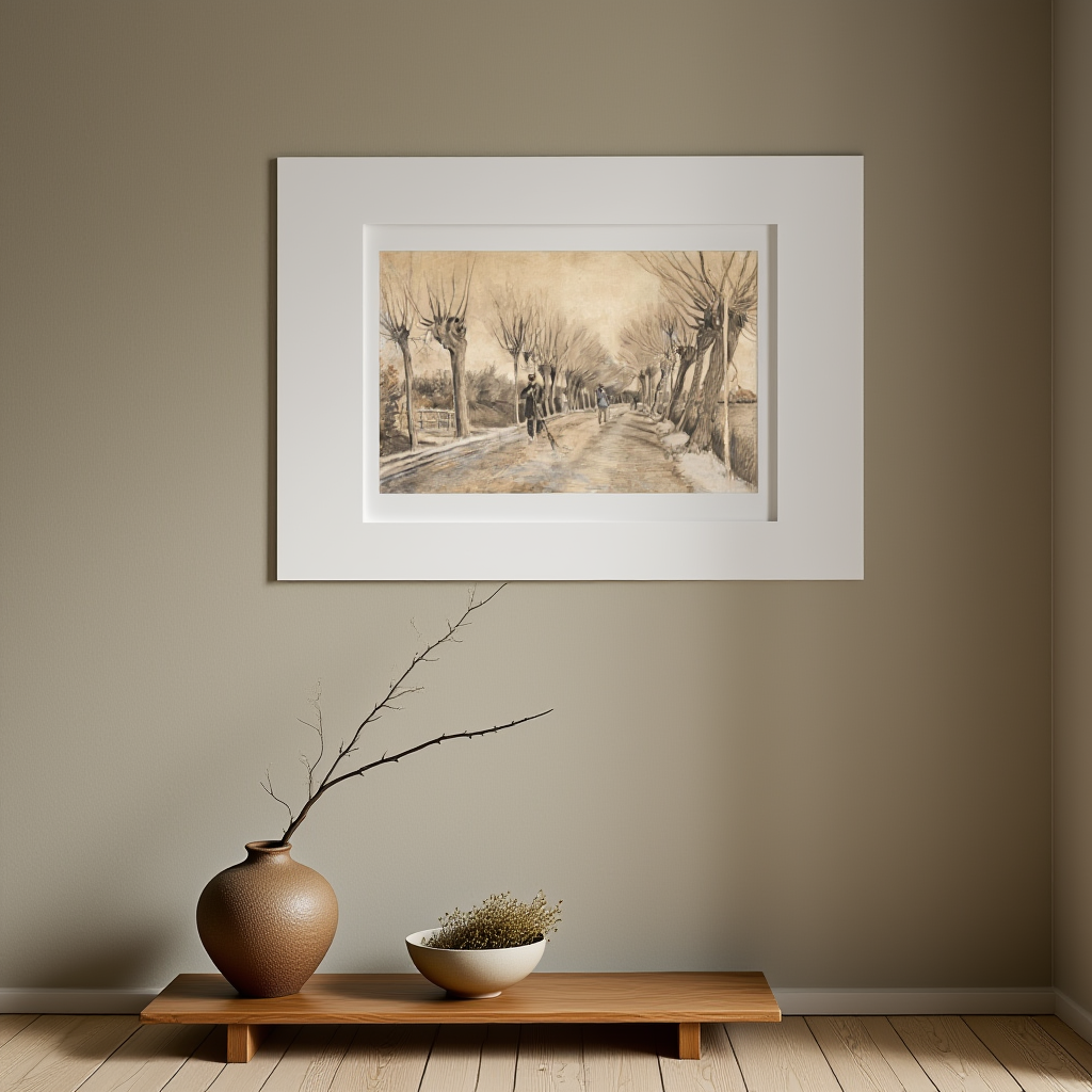 Vincent Van Gogh – Road in Etten | Early Post-Impressionist Landscape Art Print