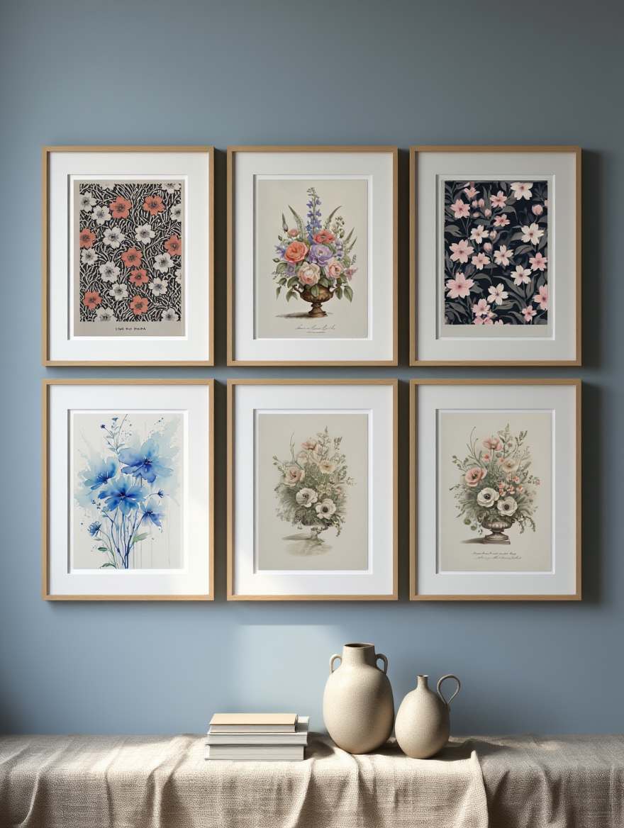 Floral Mix & Match – 5 Fine Art Prints