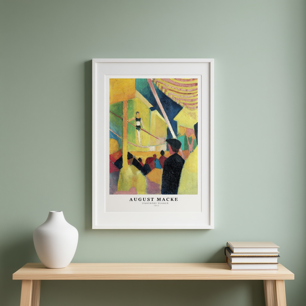 August Macke – Tightrope Walker - Expressionist Modern Art Print
