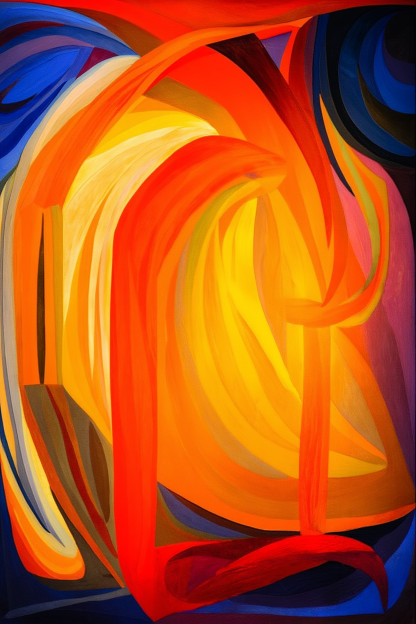 Composition by Otto Freundlich (1911) – Early Modernist Abstract Art Print