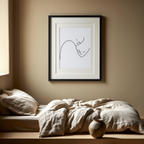Plakat med fine streger