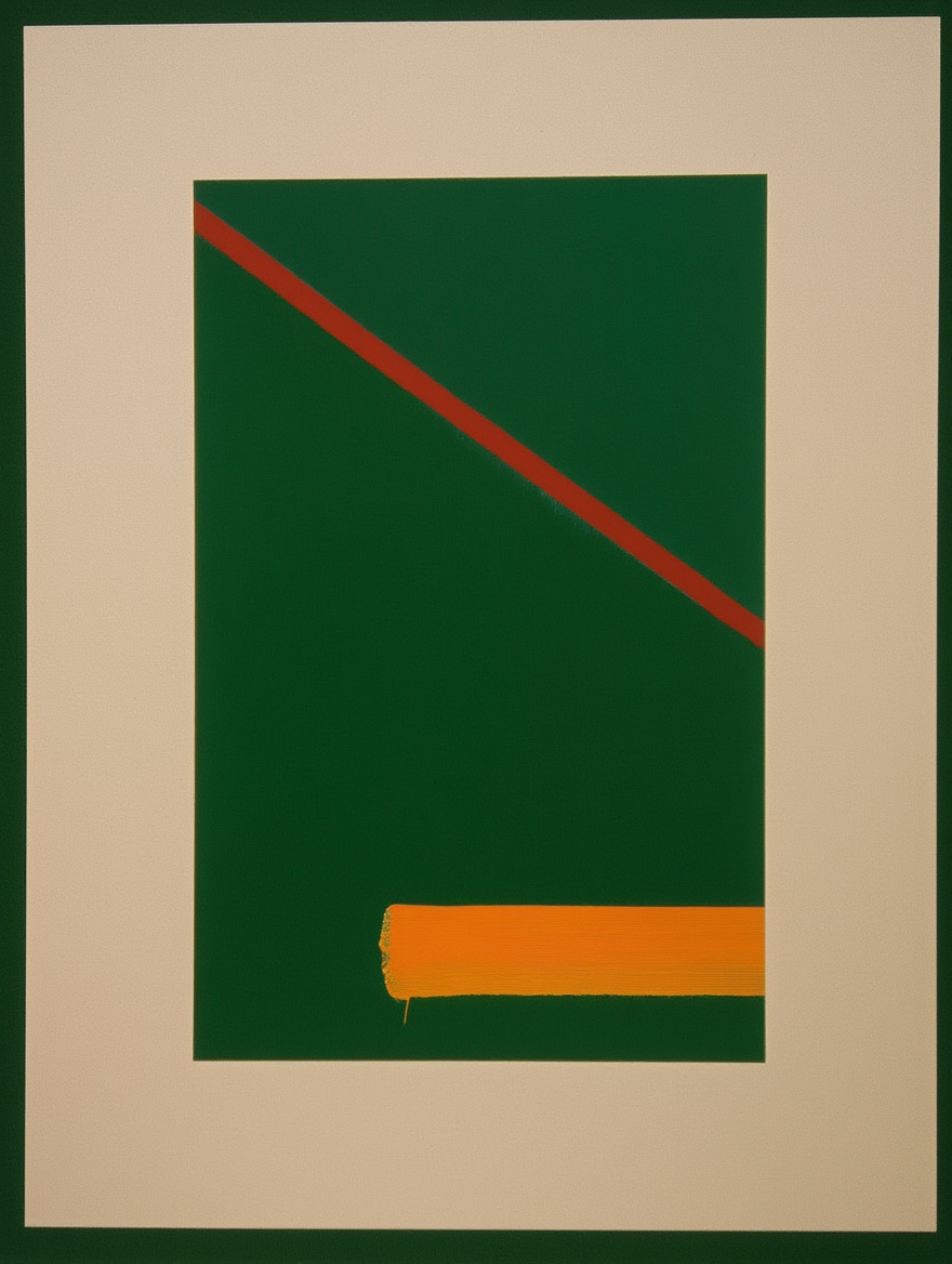 Intersecting Planes of Color and Form – Contemporary Abstract Art Poster