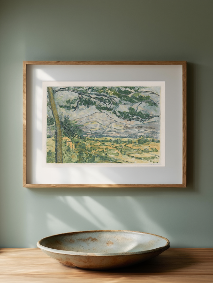 Paul Cézanne - La Montagne Sainte-Victoire