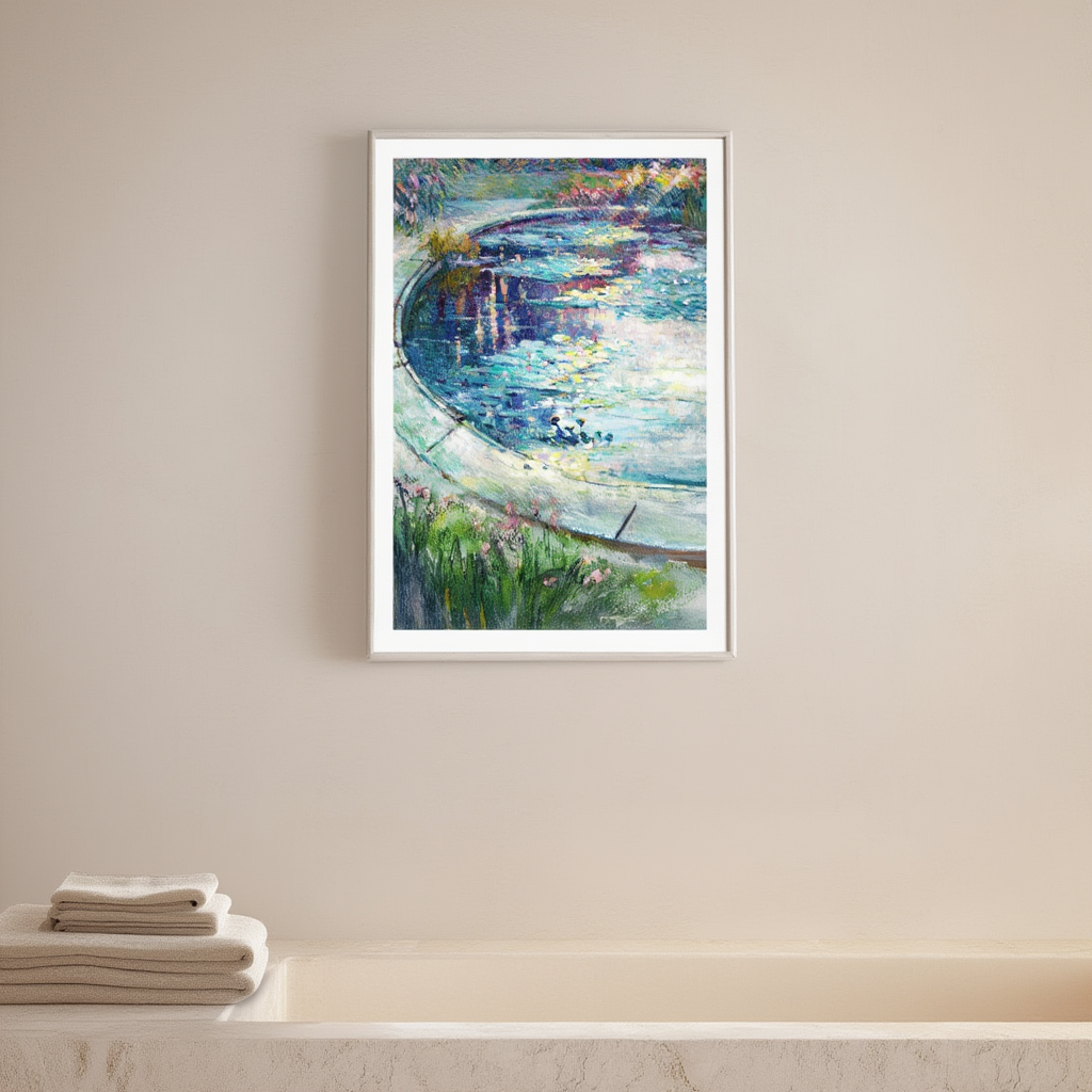 Le Bassin aux Nymphéas au Jardin des Plantes à Rouen