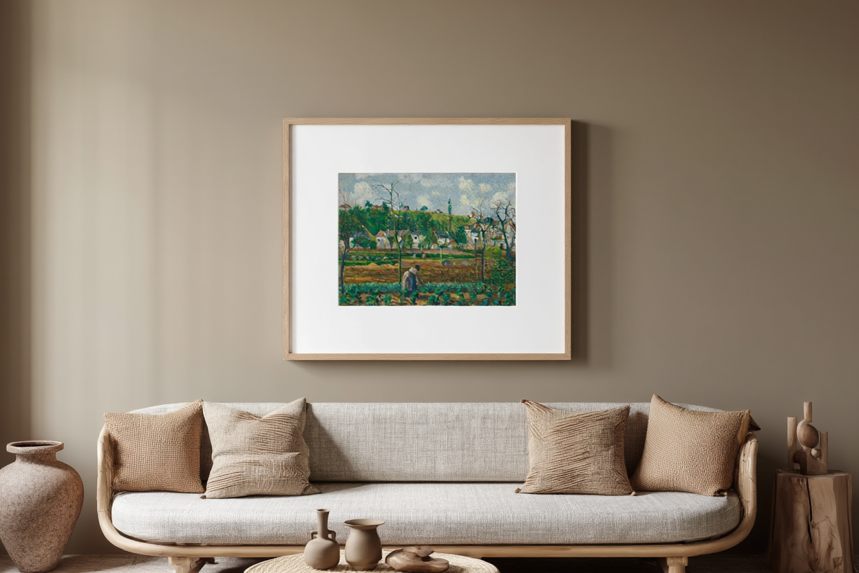 Camille Pissarro - Le Jardin de Maubuisson, Pontoise, la Mère Bellette