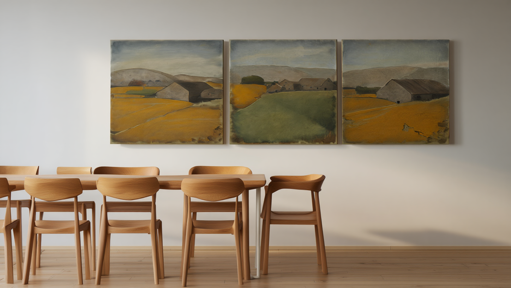 Vintage French Countryside Art Gallery – Set of 3