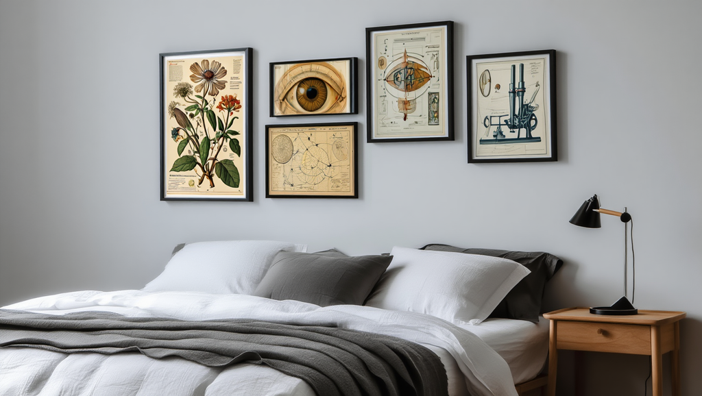 Curiosity & Discovery – Vintage Science Office Set of 5 Prints