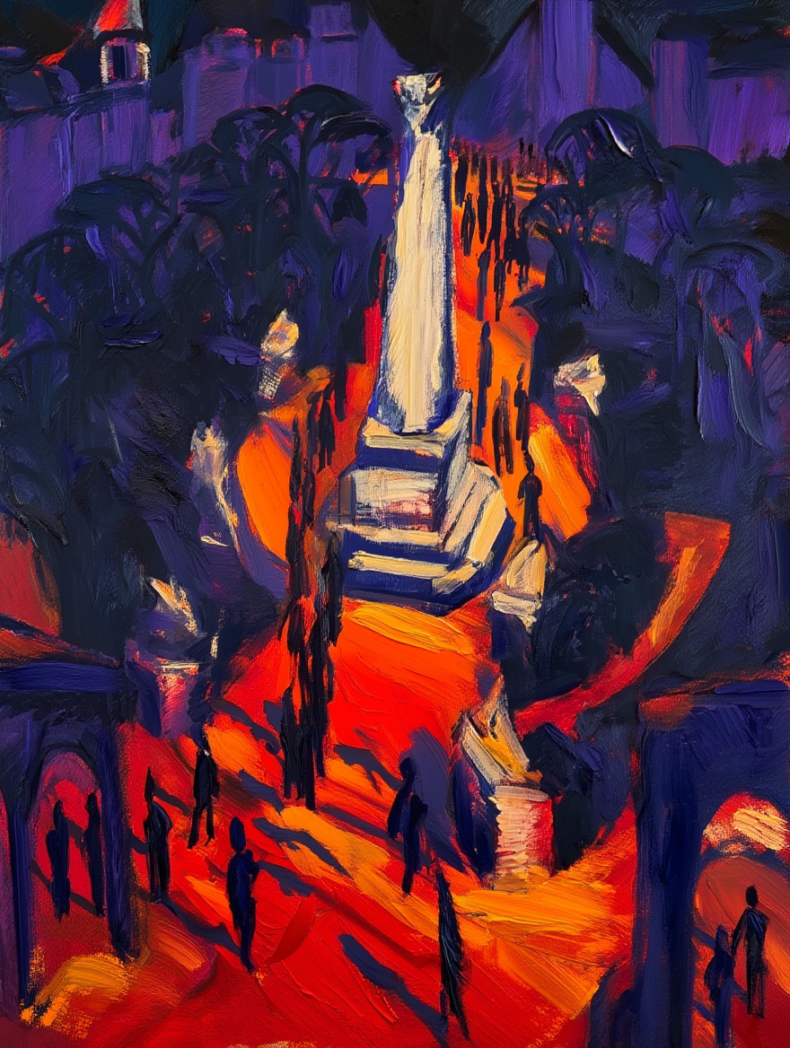 Seaside Expressionist Moments – Kirchner - 4 Prints, Mix & Match