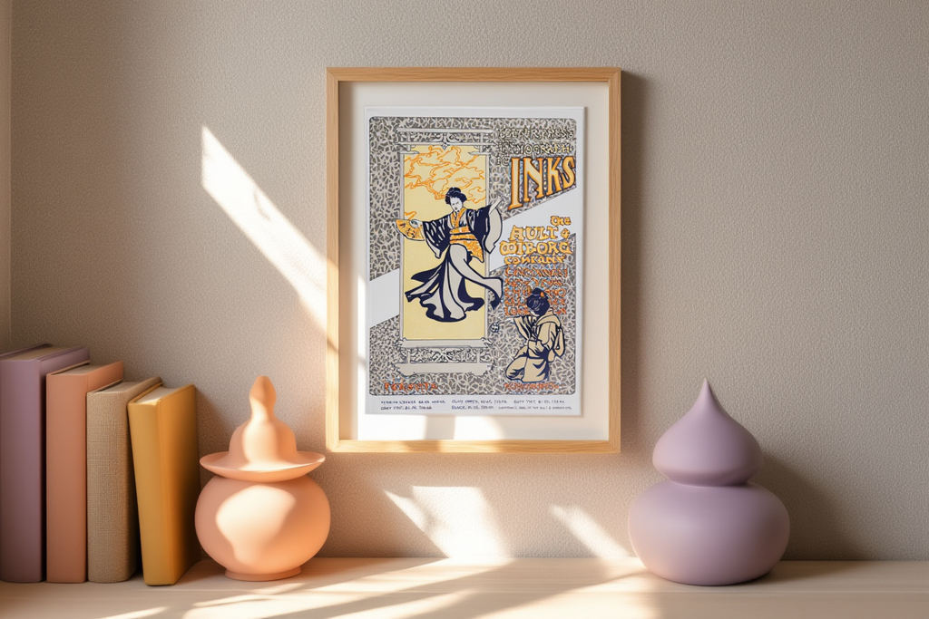 Ault & Wiborg Poster – Vintage Advertising Art Print