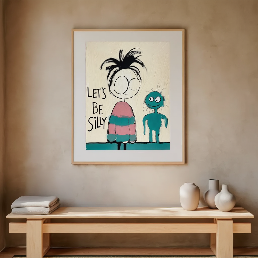 Carefree Character – Modern Figurative Art Print