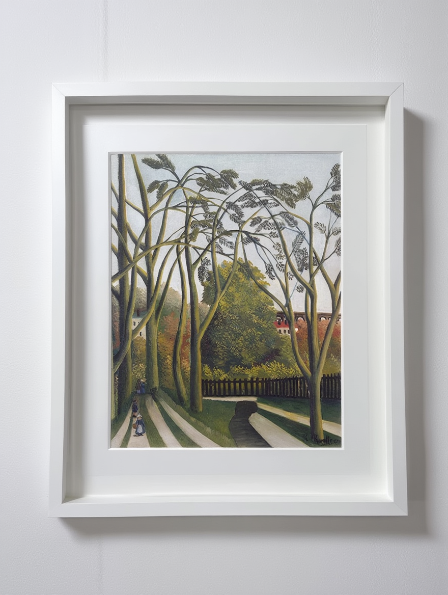 Henri Rousseau - The Banks of the Bièvre near Bicêtre Poster