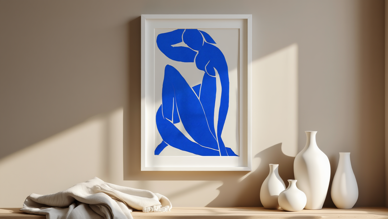 Henri Matisse – Blue Nude II Poster | Modern Art Print for Home Decor