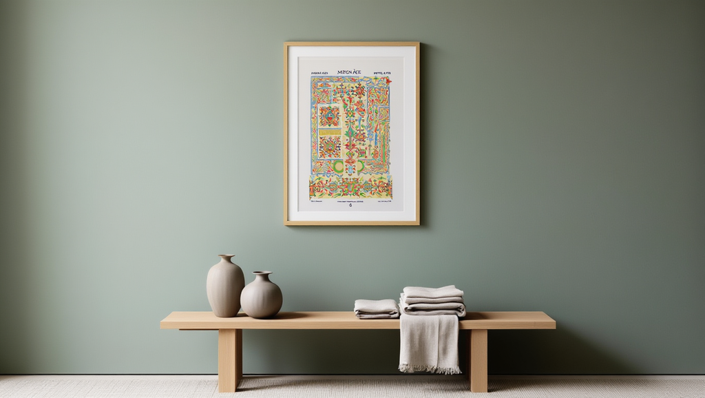 Moyen Age 7 by Auguste Racinet – Vintage French Medieval Costume Art Print