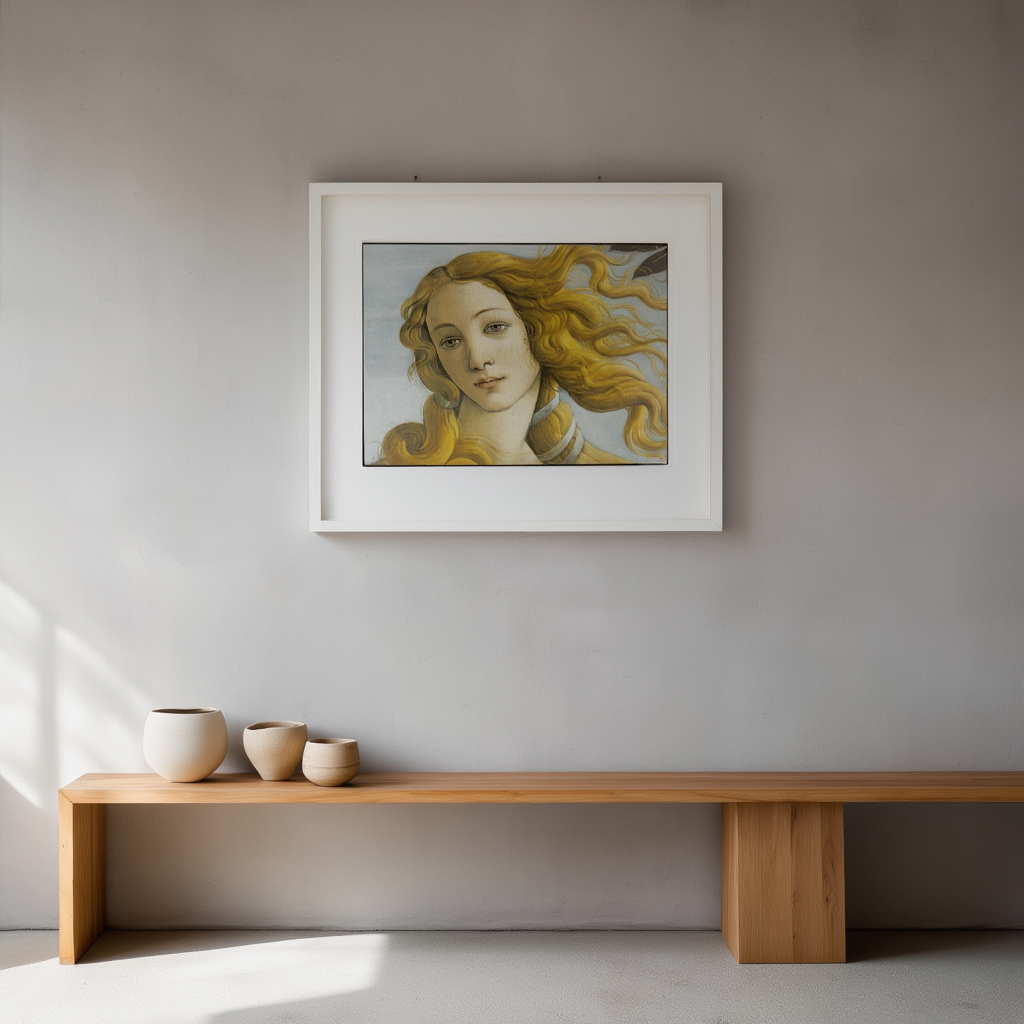 Sandro Botticelli – Venus Head - Iconic Early Renaissance Study Print