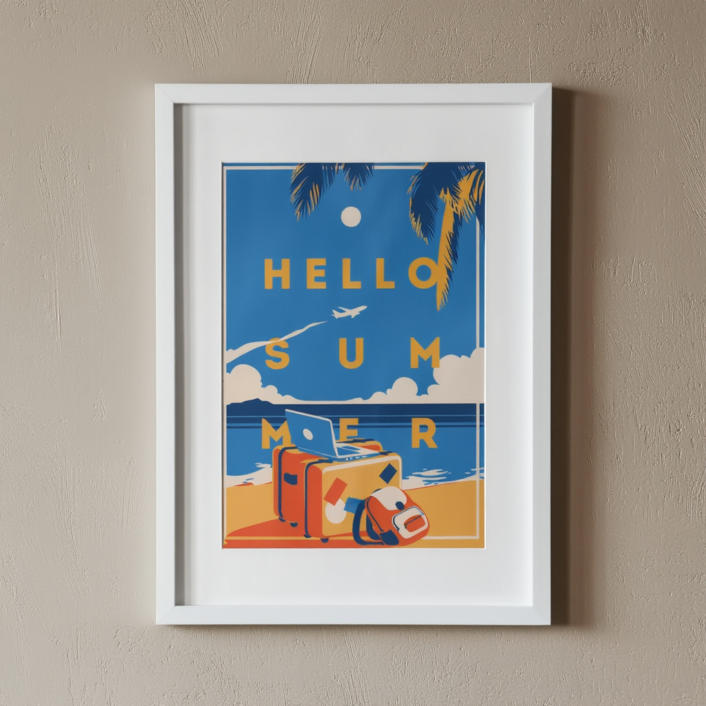 Hello Summer No 1 Poster