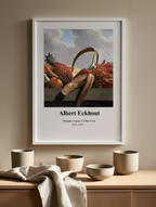 Albert Eckhout - Plakat med ananas, papaya og andre frugter | HakyArts