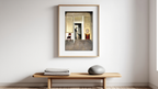 Interior – Vilhelm Hammershøi Poster | Modernist Danish Interior Art Print - Hakyarts