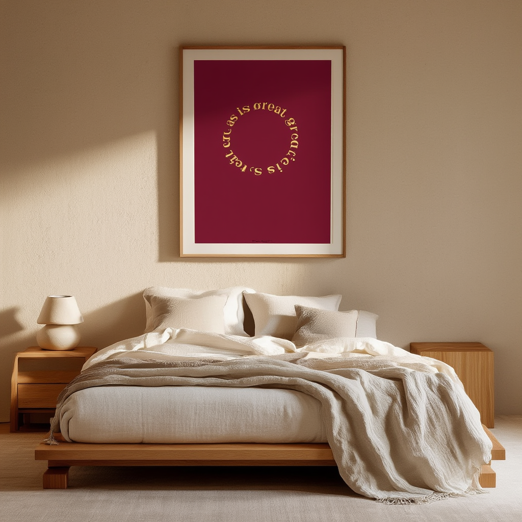 Life Is Great – Minimalist Motivational Art Print