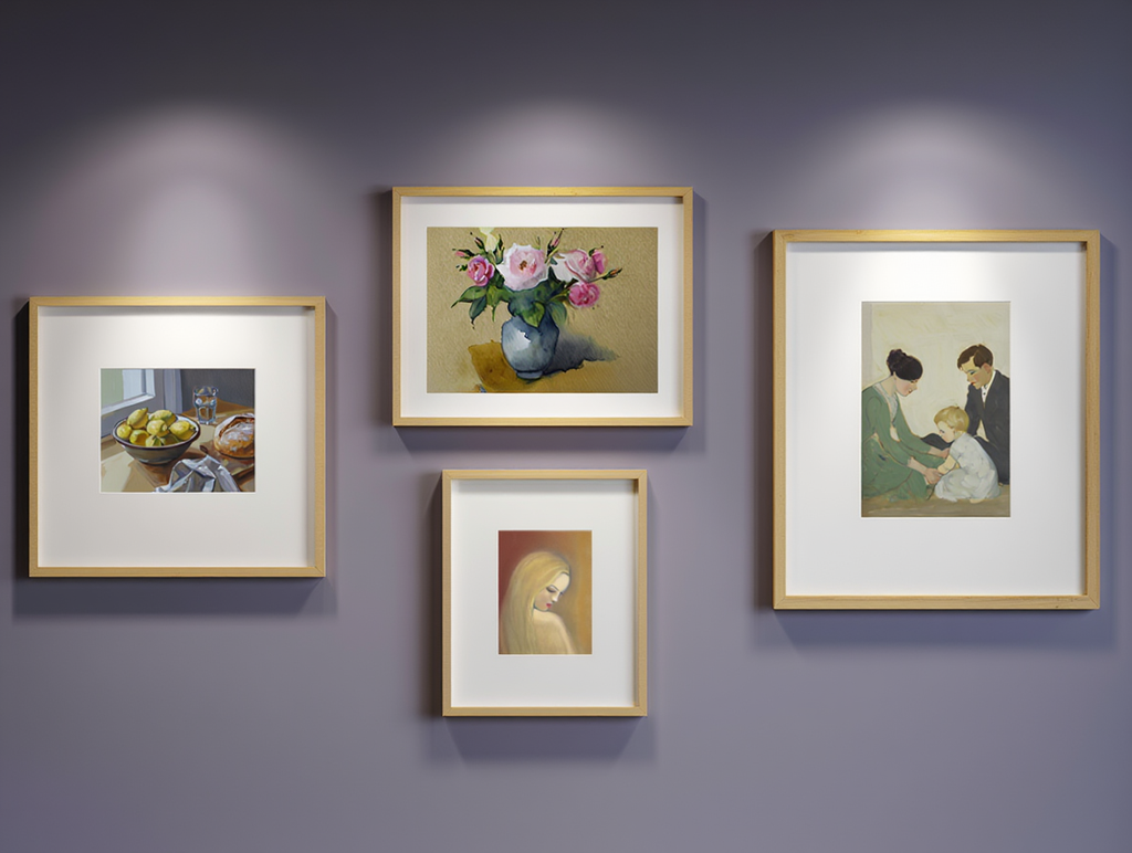 Helene Schjerfbeck – Scandinavian Modern Art 4-Print Mix & Match