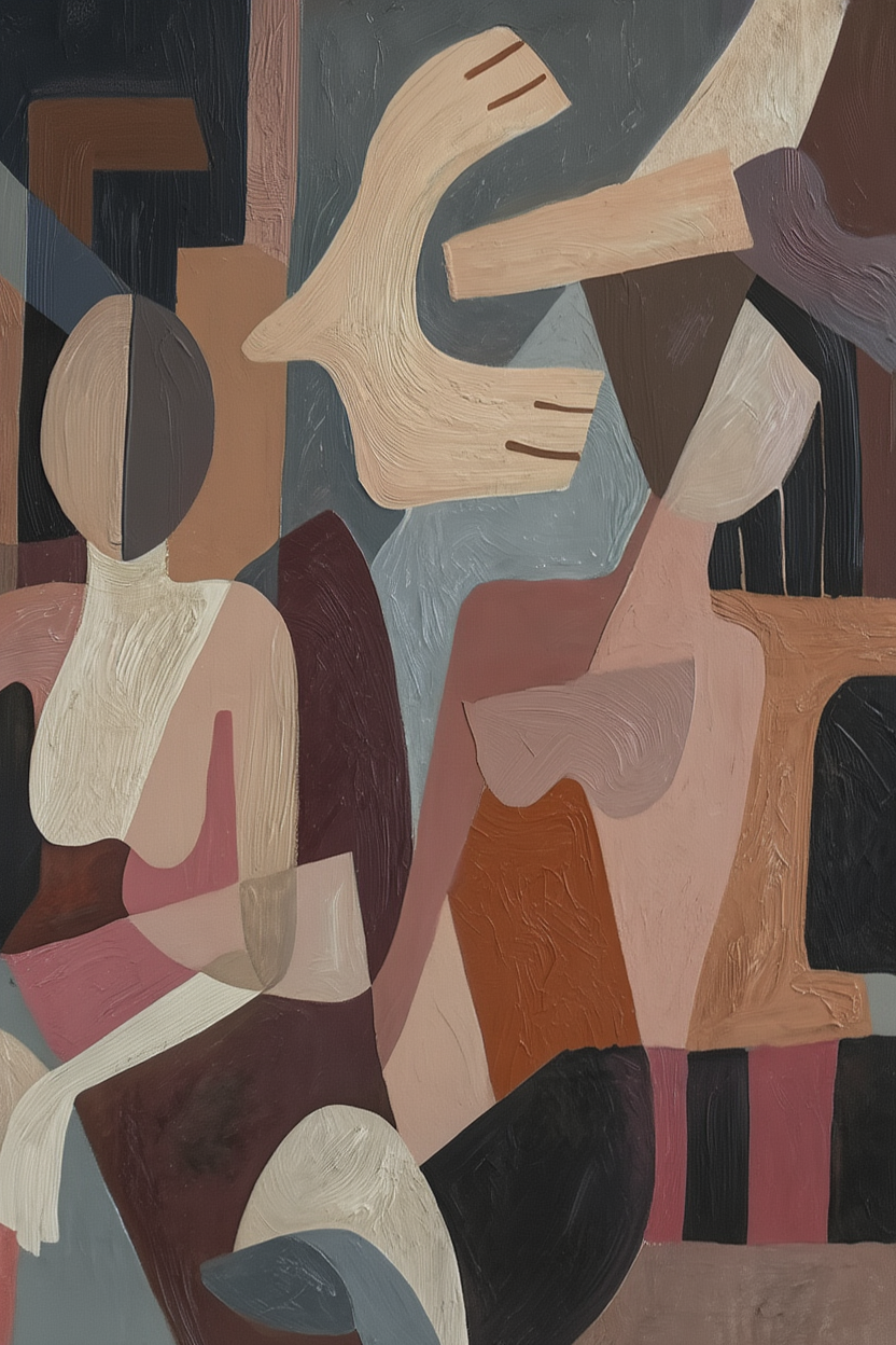 Chic Contours – Fashionable Pose Wall Art