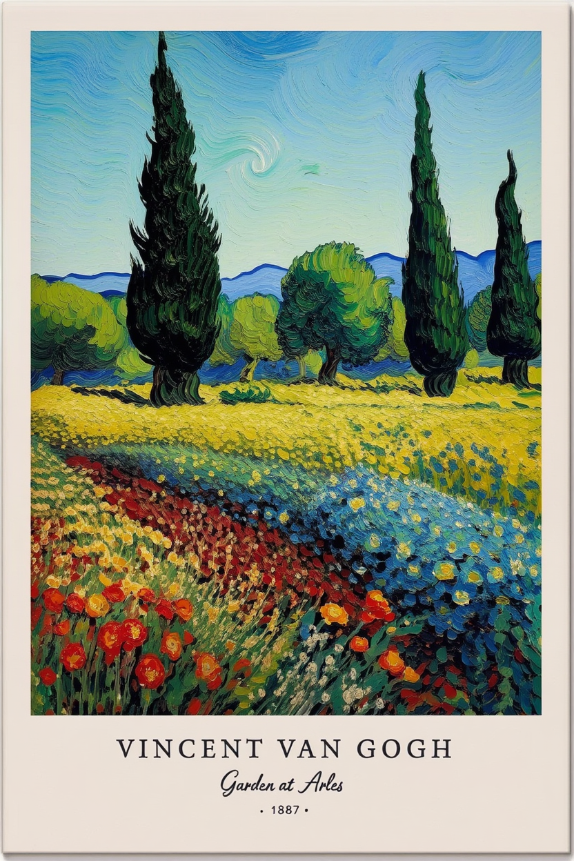 4-Piece Vincent Van Gogh Gallery Set – Timeless Art Prints