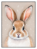 Winter Bunny Snow – Art Print